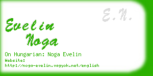 evelin noga business card